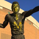 Illustration for article titled Some Michigan Vandals Defaced Michigan States Terrible Magic Johnson Statue